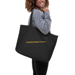 TRONFORM Logo & Awesome Products Only Large organic Eco Friendly Tote Bag - TRONFORM
