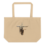 TRONFORM Logo & Awesome Products Only Large organic Eco Friendly Tote Bag - TRONFORM
