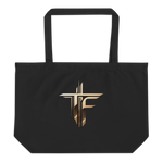 TRONFORM Logo & Awesome Products Only Large organic Eco Friendly Tote Bag - TRONFORM