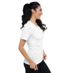 Women´s V-Neck Short Sleve Premium T-Shirt TRONFORM 2024 Winter Collection - TRONFORM